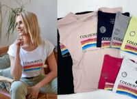 LAMAJKA damska bluzka koszulka damski t-shirt S/M