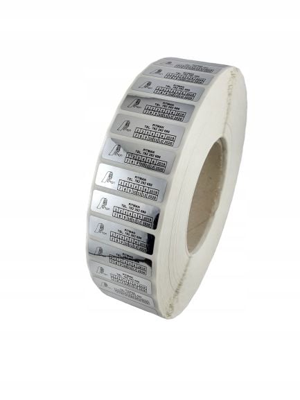 PLOMBA SREBRNA VOID 40*12 mm 500 szt zdjęcie 2