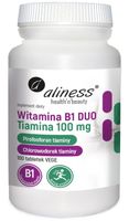 Aliness WITAMINA B1 DUO 100mg Tiamina SERCE NERWY