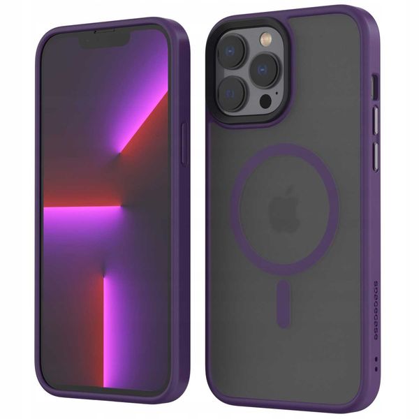 Spacecase Hybrid Mag Iphone 13 Pro Max Purple zdjęcie 10
