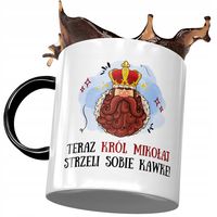 Kubek Czarny Dla Mikołaja Kolegi Na Prezent Z Nadrukiem Ze Zdjęciem