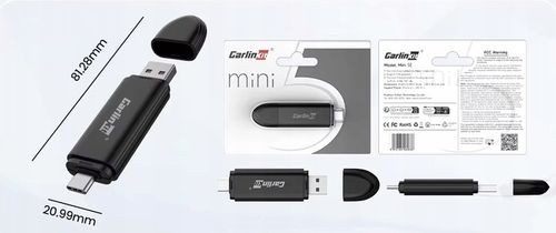 Bezprzewodowy Adapter CarlinKit Mini SE CarPlay Bluetooth USB do samochodu na Arena.pl