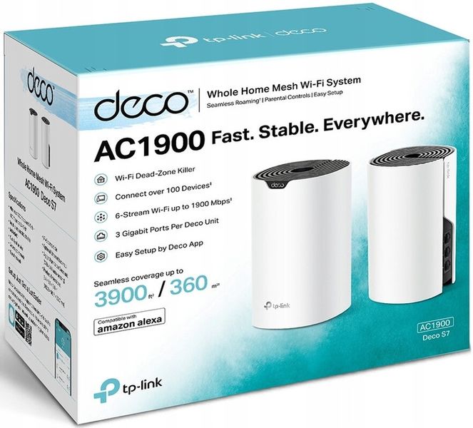 Router TP-LINK Deco S7 (2 szt.) Wi-Fi Mesh Biały zdjęcie 8
