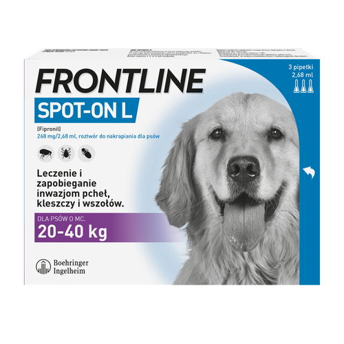 frontline spot on dla psa 3x2,68ml na Arena.pl