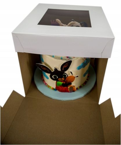 Pudełko Karton na TORT z Okienkiem 5 szt. 25x25x25 na Arena.pl