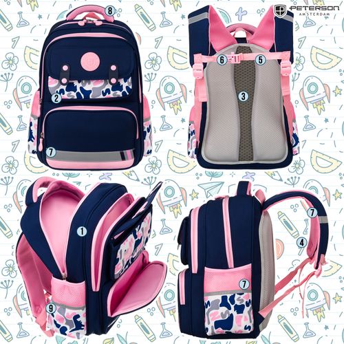 plecak ptn ps2-6074 navy-pink na Arena.pl