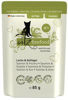 Catz Finefood Classic Kitten N.05 Łosoś I Drób Saszetka 85G