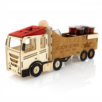 Prezent dla Teścia urodziny TIR CIĘŻARÓWKA KARAFKA Z KIELSZKAMI