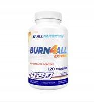 ALLNUTRITION BURN 4 ALL EXTREME 120KAP SPALACZ TŁUSZCZU ODCHUDZANIE ENERGIA
