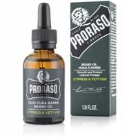 Proraso Cypress & Vetyver Olejek do brody, 30 ml