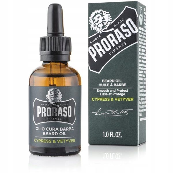 Proraso Cypress & Vetyver Olejek do brody, 30 ml zdjęcie 1