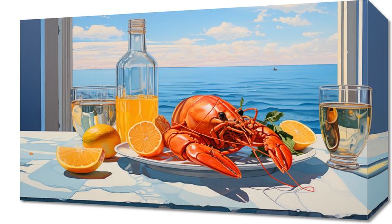 Obraz 50x30cm Homary Nie Do Pary zdjęcie 1