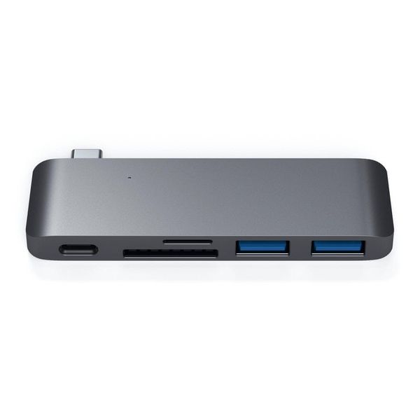 Hub USB Satechi Passthrough Hub (USB-C, 2x USB-A, micro/SD) (space gray) zdjęcie 10