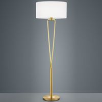 Podłogowa lampa do sypialni Paris 400200108 biały abażur stojący