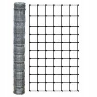 SIATKA LEŚNA 160/11/15 L - rolka 50m OCYNKOWANA do pola sady lasy budowa