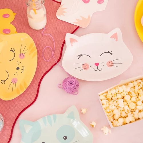 Talerzyki papierowe Kotki 6szt. na Arena.pl