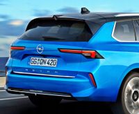 Opel ASTRA 6 L Kombi VI LISTWA CHROM na klapę