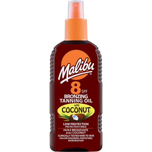 Malibu Bronzing Olejek Brązujący Z Kokosem SPF8 200ml na Arena.pl