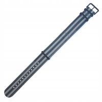 Pasek do zegarka - Traser TS-109042 niebieski,szary 22mm