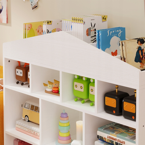 Weißes Kinderregal für Spielzeug und Bücher na Arena.pl