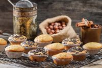FOTOTAPETA kuchenna BABECZKI Z POSYPKKĄ MUFFINKI