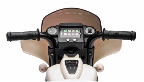 Motor Motorek Chopper 6V 35W Led Boczne Kółka Biały na Arena.pl