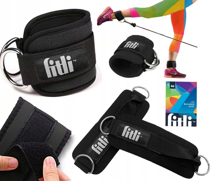 OPASKI TRENINGOWE NA KOSTKĘ KOSTKI SIŁOWNIĘ DO WYCIĄGU ATLASU ZESTAW 2 SZT zdjęcie 1