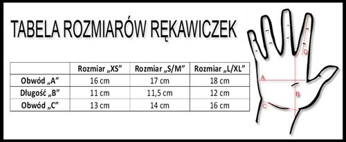 Rękawiczki ACCENT TOMMY czerwono-białe S/M na Arena.pl