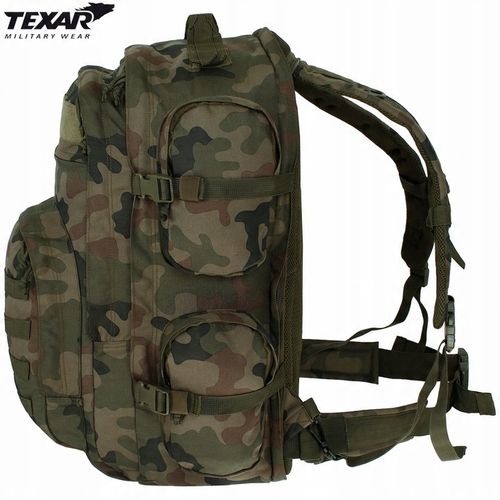 Plecak Turystyczny Taktyczny Wojskowy Duży GRIZZLY TEXAR 65L MOLLE wz.93 na Arena.pl