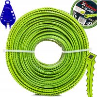 ŻYŁKA ZĘBATA TNĄCA DO KOSY SPALINOWEJ PODKASZARKI DEMON V-BLADE 2.4mm 50m
