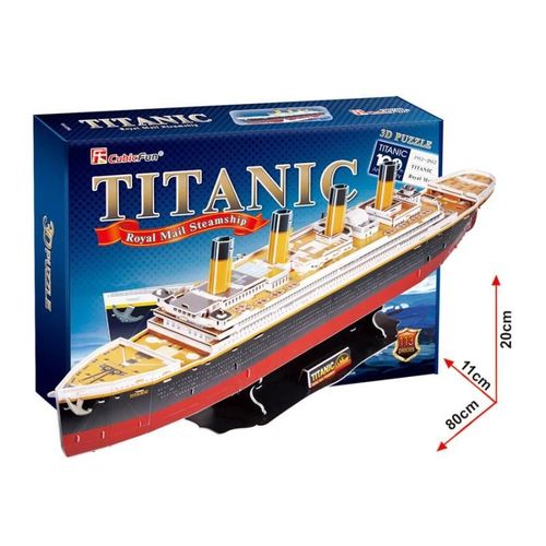 Puzzle 3D Statek Titanic Zestaw Xl 113El 0110 na Arena.pl