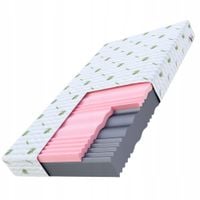 Materac PIANKOWY 160x200 x 24 cm H3, H4 PROFILOWANY WYCIĄG Z ALOESU HR