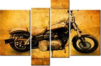 130CM 85 OBRAZ 4 ELEM HARLEY ŚCIENNY