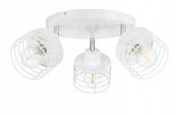 LAMPA plafon żyrandol regulowany loft E27 sprężyna