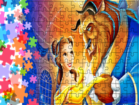 Puzzle tradycyjne - Piękna i Bestia