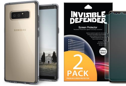 ETUI RINGKE FUSION DO GALAXY NOTE 8 + 2X FOLIA 3D na Arena.pl