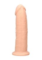 silicone dildo without balls - 22,8 cm - flesh