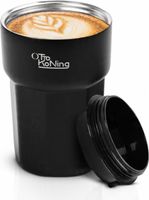 Kubek termiczny Otto Koning 350ml stalowy czarny do kawy i podróży