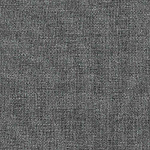 Sofa 2-osobowa, ciemnoszara, 120 cm, tapicerowana tkaniną na Arena.pl