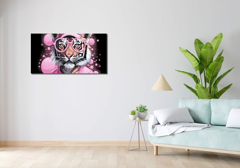 Obraz 100x50cm Ludzki Tygrys zdjęcie 2