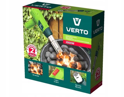 VERTO ROZPALARKA DO GRILLA 2000W OPALARKA 51G511 na Arena.pl