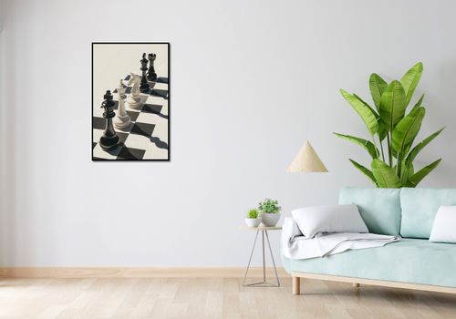 Plakat 56,6x86,4cm Szach i Mat na Arena.pl