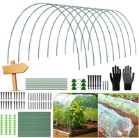 Łuki do tunelu ogrodowego szklarni włókno szklane zestaw DIY 30 sztuk
