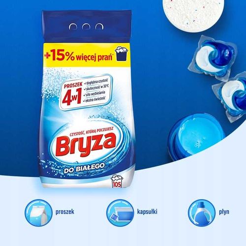 bryza 4w1 proszek white 6,825kg / 105 prań na Arena.pl