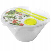 POJEMNIK LUNCH BOX 2L NA SAŁATKĘ +POJEMNIK NA SOS