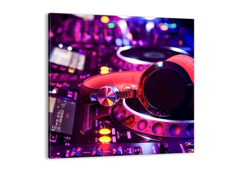 Obraz Na Płótnie - Studio Nagrań  - 60X60 Cm - Ac60X60-2404 na Arena.pl