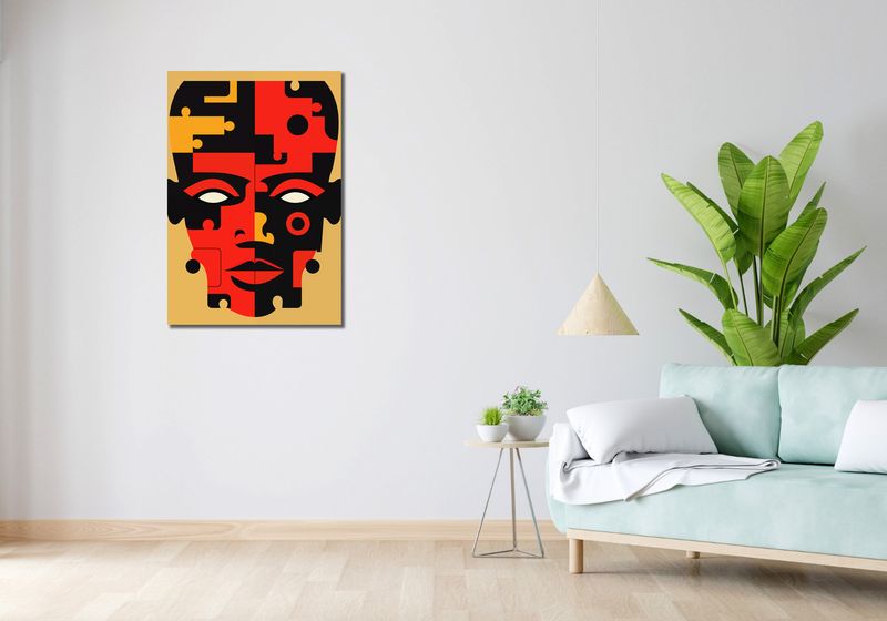 Obraz 60x90cm Puzzle Tożsamości zdjęcie 2