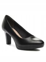 Tamaris 1-22410-41 czarne skórzane czółenka półbuty damskie TOUCH IT R-41