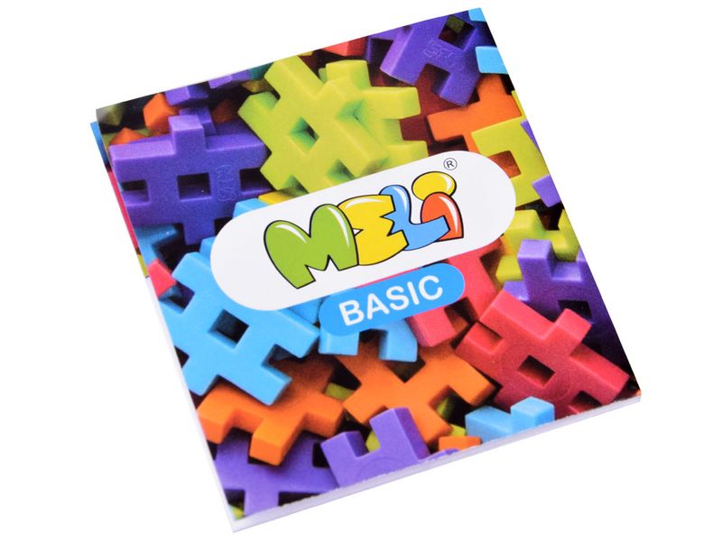 Kolorowe Klocki WAFLE Meli Basic 50 elem. 50001 zdjęcie 7