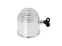 Osłona haka holowniczego z kluczykiem, chrom